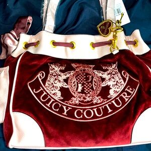 SOLD ***Dark Red Juicy Couture Daydreamer